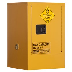 Oxidizing Agent Storage Cabinet 30L 1 Door, 1 Shelf